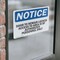 Signmission Door To Remain Locked Access To Area Is OSHA Notice Sign, Vinyl Decal, 14in W x 10in L, 2PK OS-2PACK-NS-D-1014-L-11527 - alternate 6
